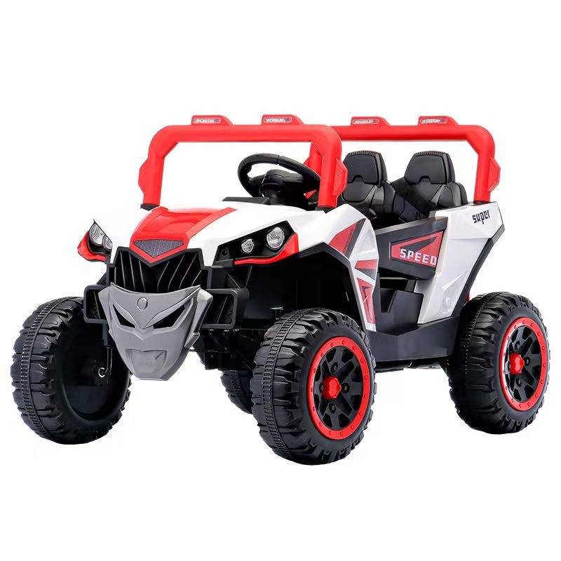 ORBIC KIDS Super X UTV Jeep Battery Ride-On-red